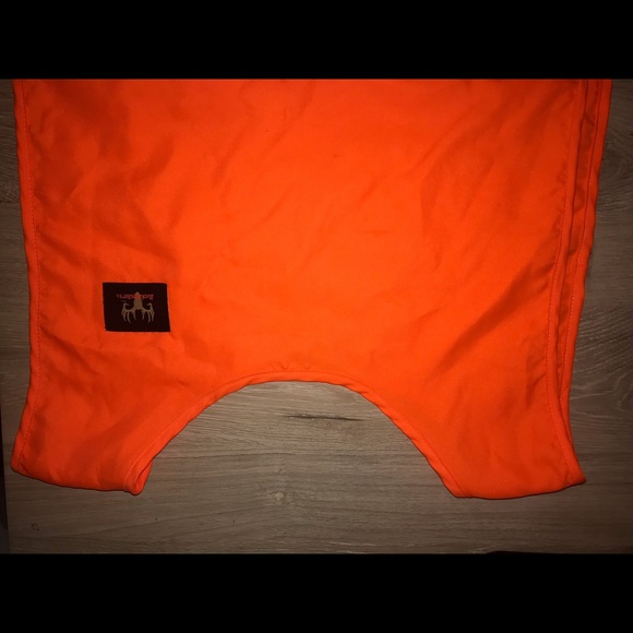 One Size Neon Orange Safety Vest - Picture 7 of 8
